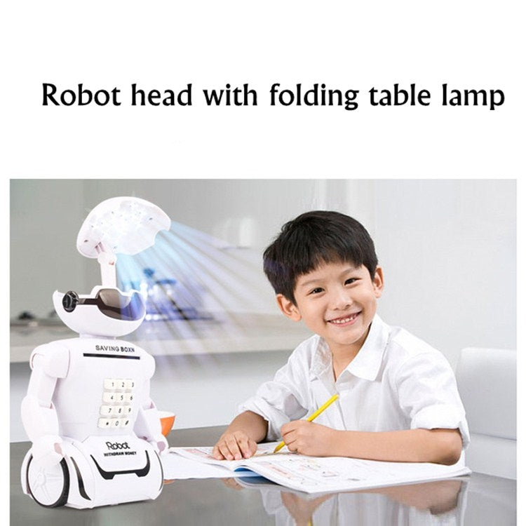 Creative Music Password Multifunctional ATM Desk Lamp Robot Piggy Bank - Piggy Banks by buy2fix | Online Shopping UK | buy2fix