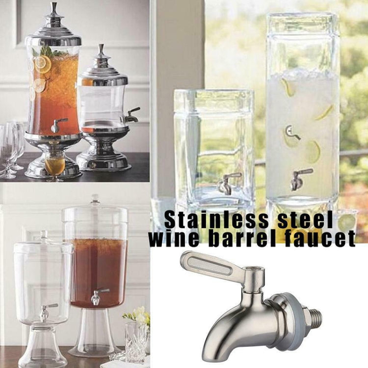 Drink Dispenser Beverage Wine Barrel Tap Spigot Stainless Steel Coffee Juice Faucet - Faucets & Accessories by buy2fix | Online Shopping UK | buy2fix