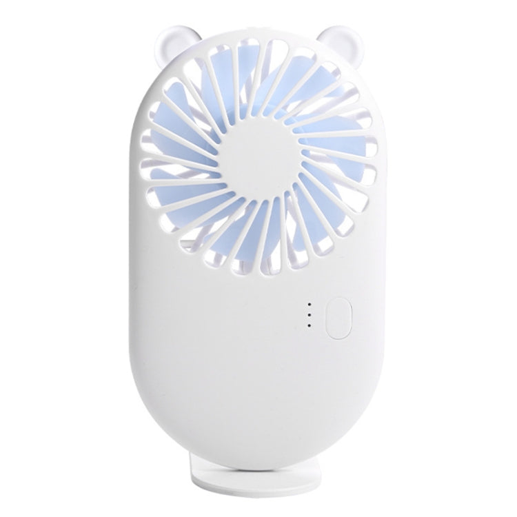 Portable Cute Pocket Mini USB Handheld Fan Phone Holder (White) - Electric Fans by buy2fix | Online Shopping UK | buy2fix