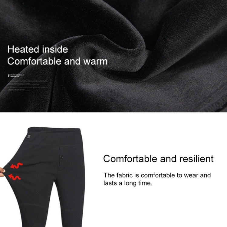 USB Secure Smart Thermostat Hair Hot Pants for Men (Color:Black Size:XXXXL) - Pants by buy2fix | Online Shopping UK | buy2fix