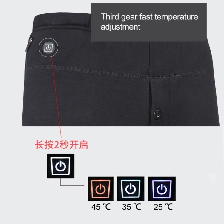 USB Secure Smart Thermostat Hair Hot Pants for Men (Color:Black Size:XXXXL) - Pants by buy2fix | Online Shopping UK | buy2fix