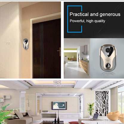 163Eye L1-NJ Smart Visual WIFI 1.3MP Network HD Intercom Doorbell , Support Micro SD Card  & Night Vision(Gold) - Security by buy2fix | Online Shopping UK | buy2fix