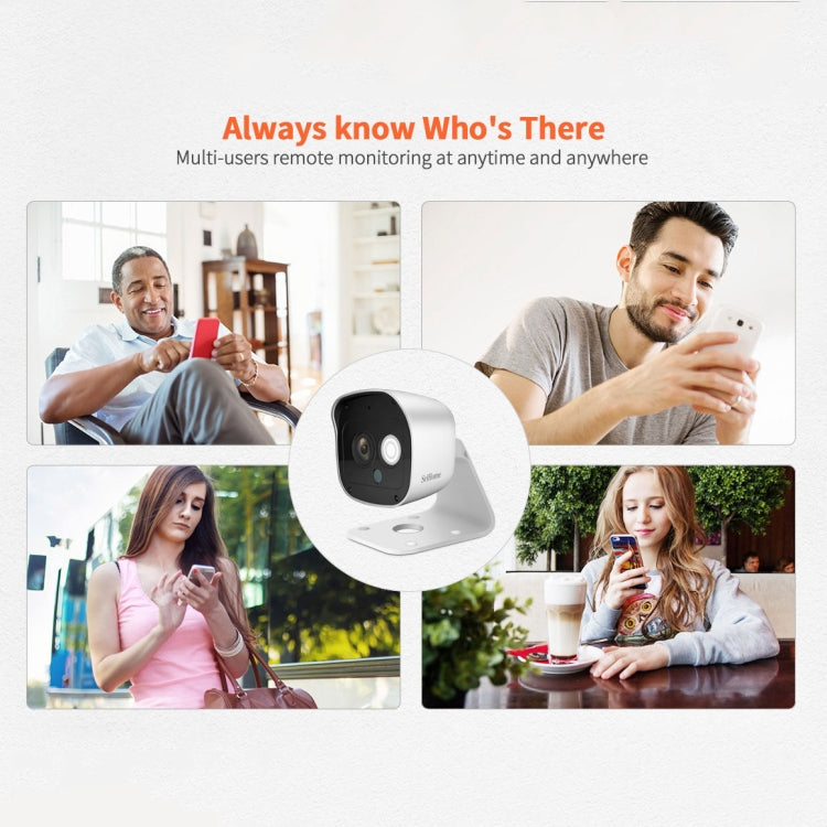 SriHome SH029 3.0 Million Pixels 1296P HD AI Camera, Support Two Way Talk / Motion Detection / Humanoid Detection / Night Vision / TF Card, US Plug - Security by SriHome | Online Shopping UK | buy2fix