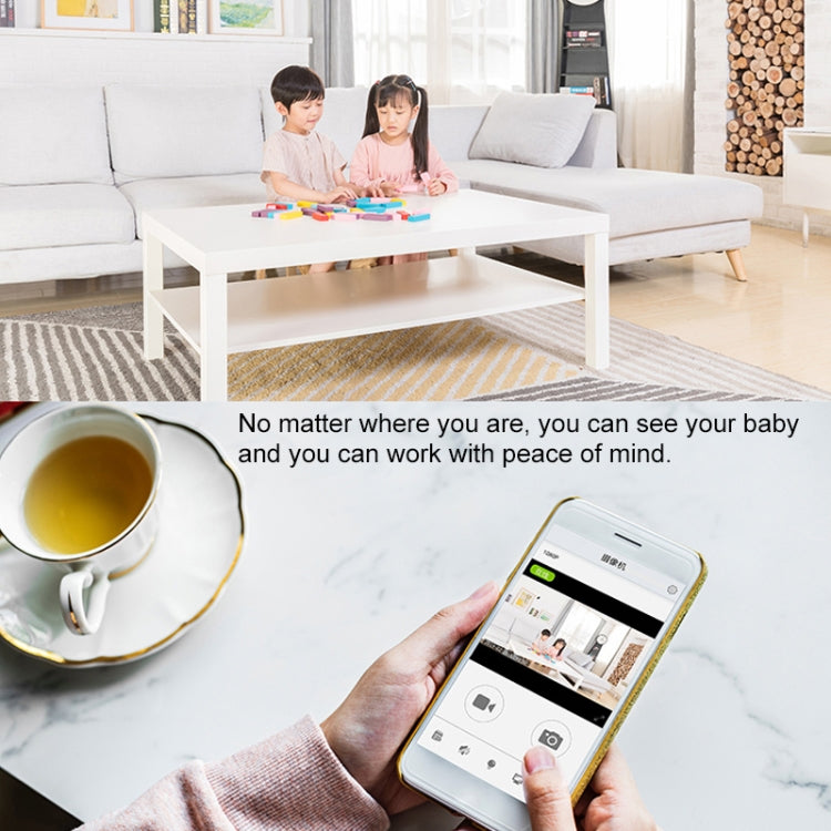 CAMSOY S8 HD 1280 x 720P 140 Degree Wide Angle Wireless WiFi Intelligent Surveillance Camera, Support Photosensitive Automatic Right Vision & Motion Detection & Loop Recording - Mini Camera by CAMSOY | Online Shopping UK | buy2fix