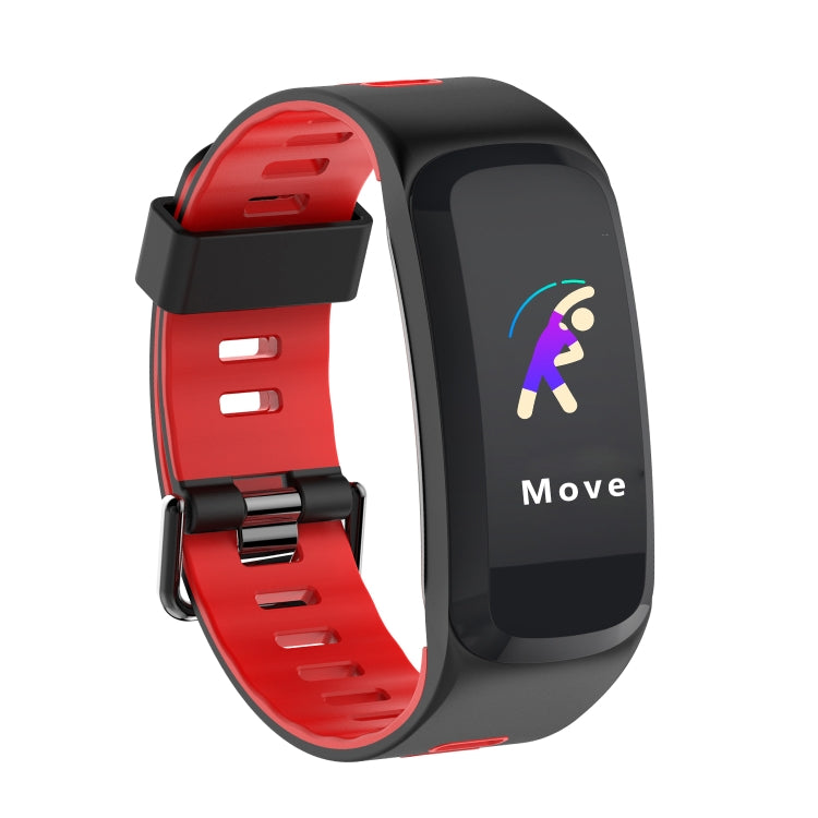 DTNO.1 F4 0.95 inches IPS Color Screen Smart Bracelet IP68 Waterproof, Support Call Reminder /Heart Rate Monitoring /Blood Pressure Monitoring /Sleep Monitoring / Blood Oxygen Monitoring (Red) - Smart Wear by DTNO.1 | Online Shopping UK | buy2fix