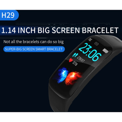 H29 1.14 inches IPS Color Screen Smart Bracelet IP67 Waterproof, Support Step Counting / Call Reminder / Heart Rate Monitoring / Sleep Monitoring (Red) - Smart Wear by buy2fix | Online Shopping UK | buy2fix