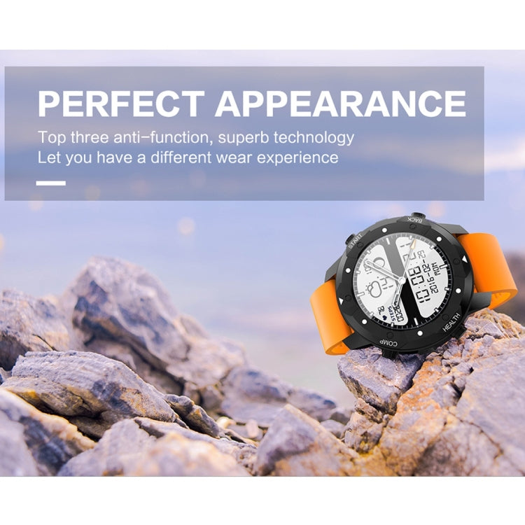 S3 1.39 inch OLED Screen Display Bluetooth Smart Watch, IP67 Waterproof, Support Compass / Heart Rate Monitor / SIM Card / GPS Navigation, Compatible with Android and iOS Phones(Orange) - Smart Wear by buy2fix | Online Shopping UK | buy2fix