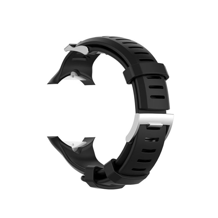 Smart Watch Silicone Watch Band for Suunto D6i(Black) -  by buy2fix | Online Shopping UK | buy2fix