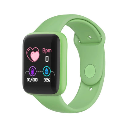 Y68M 1.44 inch Smart Watch, Support Heart Rate Blood Pressure Blood Oxygen Monitoring (Green) - Smart Wear by buy2fix | Online Shopping UK | buy2fix