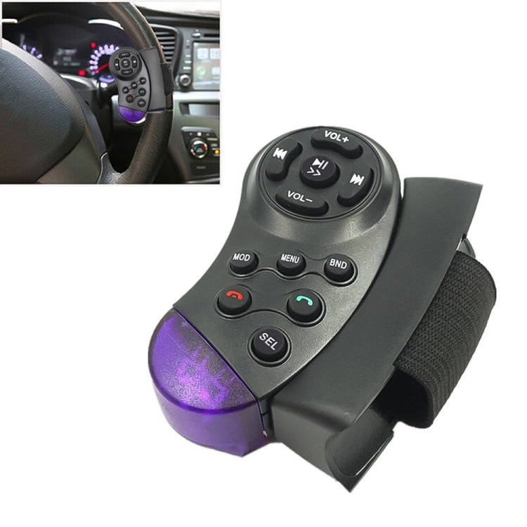 Car 11 Key Multimedia Steering Wheel Remote Controller - In Car by buy2fix | Online Shopping UK | buy2fix