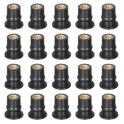 20 in 1 M5 Universal Motorcycle Windshield Brass Nuts - In Car by buy2fix | Online Shopping UK | buy2fix