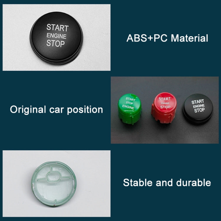 One-key Start Engine Stop Switch Button for Land Rover Range Rover / Discovery, Left Driving(Black) - Car Switches by buy2fix | Online Shopping UK | buy2fix