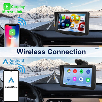 P701S 7 inch Portable Touch Display Wireless Car Navigator Smart CarPlay Bluetooth Reversing Image - Car DVRs by buy2fix | Online Shopping UK | buy2fix