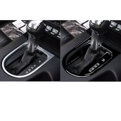 For Ford Mustang 2015-2020 Car Right Drive Gear Panel Frame Decorative Sticker Set(Black) - In Car by buy2fix | Online Shopping UK | buy2fix