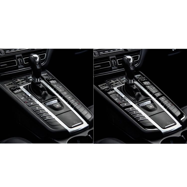 Car Function Button Frame Decorative Sticker For Porsche Panamera 2010-2016, Left and Right Drive Universal(Black) - In Car by buy2fix | Online Shopping UK | buy2fix