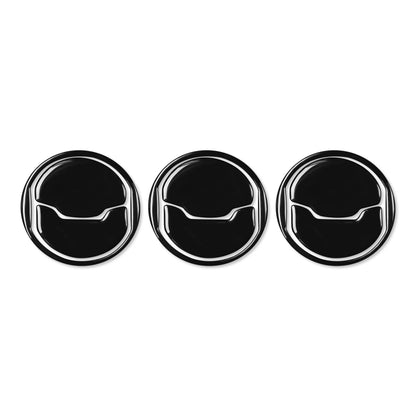 For Ford Mustang 2015-2020 9 in 1 Car Air Outlet Decorative Sticker, Left and Right Drive Universal (Black) - In Car by buy2fix | Online Shopping UK | buy2fix