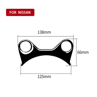For Nissan 370Z Z34 2009- Car Manual Gear Console Panel Decorative Sticker, Left and Right Drive Universal (Black) - In Car by buy2fix | Online Shopping UK | buy2fix