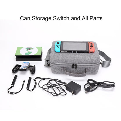 Portable EVA Single Shoulder Storage Bag Suitcase for Nintendo Switch(Grey) - Bags by buy2fix | Online Shopping UK | buy2fix