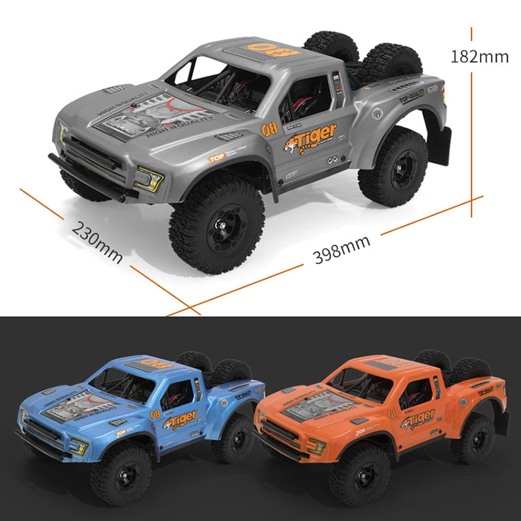 FY-08 Brushless Version 2.4G Remote Control Off-road Vehicle 1:12 Four-wheel Drive Short Truck High-speed Remote Control Car, EU Plug (Orange) - RC Cars by buy2fix | Online Shopping UK | buy2fix
