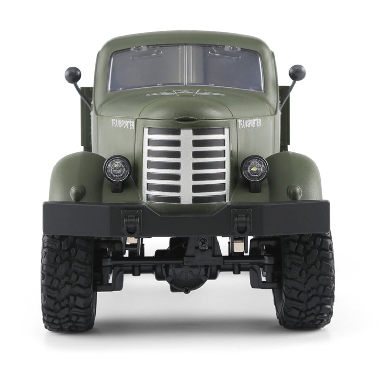 JJR/C Q60 Transporter-1 Full Body 1:16 Mini 2.4GHz RC 6WD Tracked Off-Road Military Truck Car Toy(Army Green) - RC Cars by JJR/C | Online Shopping UK | buy2fix