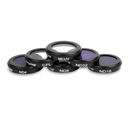 Sunnylife 6 in 1 HD MCUV + CPL + ND4 + ND8 + ND16 + ND32 Lens Filter Kit for DJI Mavic 2 / Zoom - Lens Filter by Sunnylife | Online Shopping UK | buy2fix