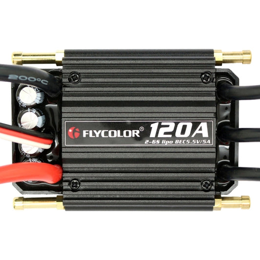 Flycolor Flymoster Series 120A 2-6S Waterproof Electronic Speed Controller for RC Boat - Toys & Hobbies by buy2fix | Online Shopping UK | buy2fix