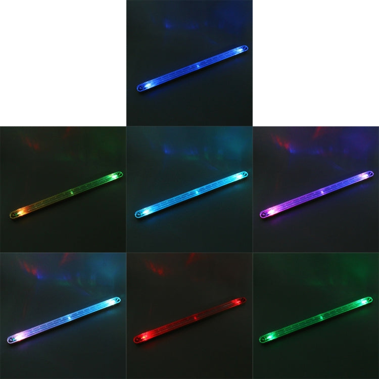 Colorful Lamp Beads Solar Emergency Warning Light Anti Collision Car Truck Van Strobe Light Warning Flashing Atmosphere Lamp Solar Colorful Atmosphere Lamp - Atmosphere lights by buy2fix | Online Shopping UK | buy2fix