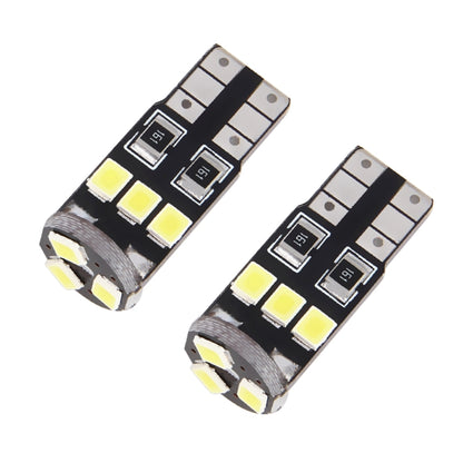 2 PCS T10/W5W/194/501 1.5W 90LM 6000K 9 SMD-3528 LED Bulbs Car Reading Lamp Clearance Light with Decoder, DC 12V - Clearance Lights by buy2fix | Online Shopping UK | buy2fix