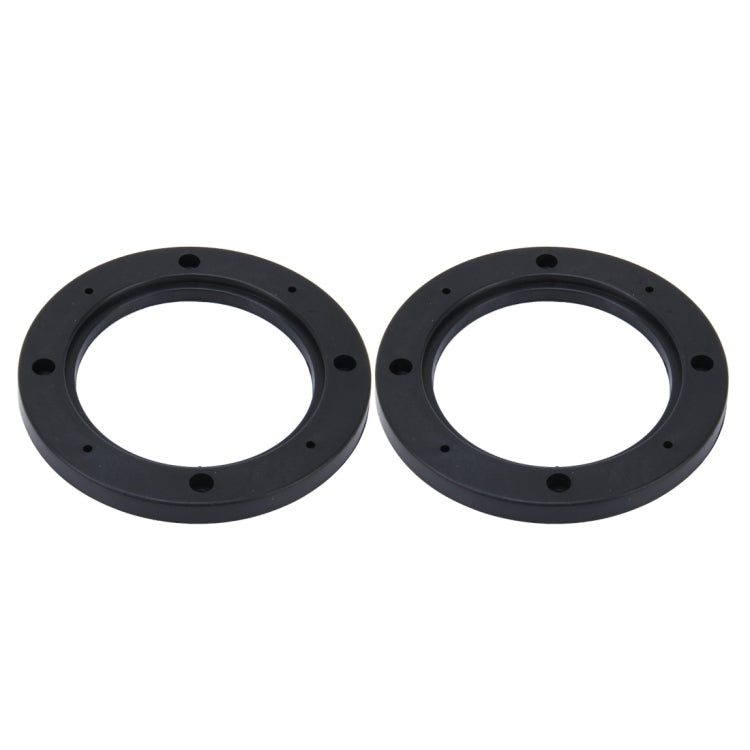 2 PCS 5 inch Car Auto ABS Loudspeaker Base Protection Hollow Cover Holder Mat, Inner Diameter: 12.5cm - In Car by buy2fix | Online Shopping UK | buy2fix