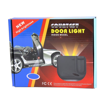 2 PCS LED Ghost Shadow Light, Car Door LED Laser Welcome Decorative Light, Display Logo for Land Rover Car Brand(Black) - Door Lights by buy2fix | Online Shopping UK | buy2fix
