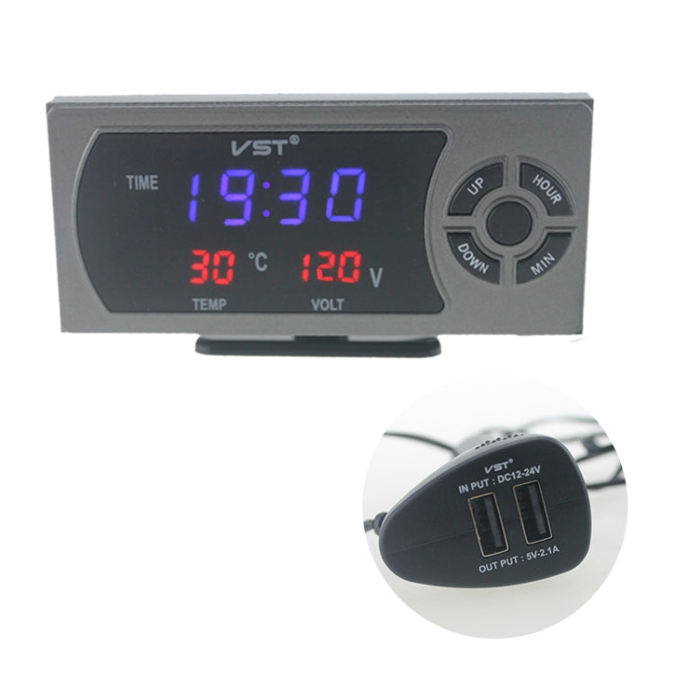 Automobile Electronic Voltage Thermometer - In Car by buy2fix | Online Shopping UK | buy2fix