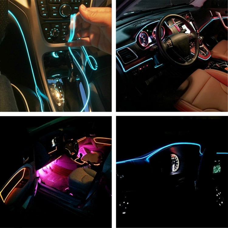 3m Cold Light Flexible LED Strip Light For Car Decoration(Blue Light) - Atmosphere lights by buy2fix | Online Shopping UK | buy2fix