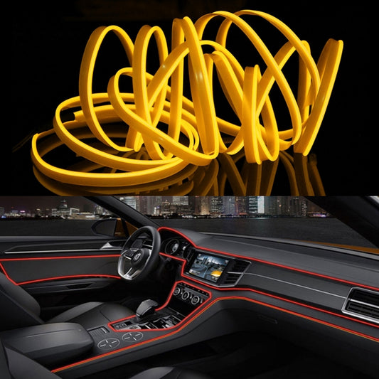 3m Cold Light Flexible LED Strip Light For Car Decoration(Yellow Light) - Atmosphere lights by buy2fix | Online Shopping UK | buy2fix