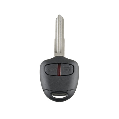 For MITSUBISHI 2 Buttons Intelligent Remote Control Car Key with 46 Chip & Battery & Left Slot, Frequency: 433MHz - In Car by buy2fix | Online Shopping UK | buy2fix