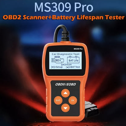 MS309 Pro Car Fault Detector OBD2 EOBD Scanner Code Reader - In Car by buy2fix | Online Shopping UK | buy2fix