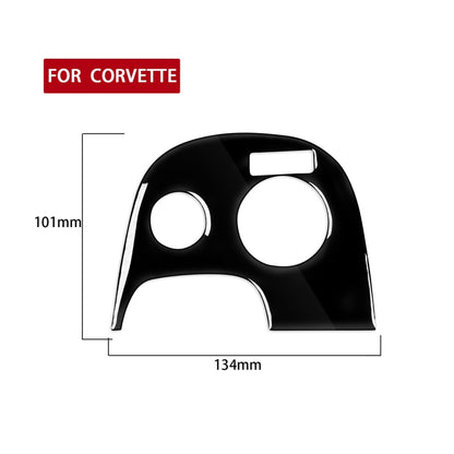 For Chevrolet Corvette C5 1998-1999 Car Lower Console A with Traction Control Decorative Sticker, Left Drive - In Car by buy2fix | Online Shopping UK | buy2fix