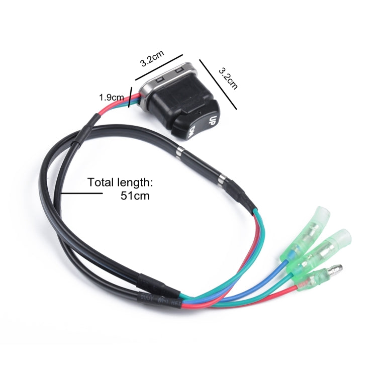 12V Trim Tilt Switch Replecement 703-82563-02-00 / 703-82563-01 for Yamaha Outboard Motors - Outdoor & Sports by buy2fix | Online Shopping UK | buy2fix