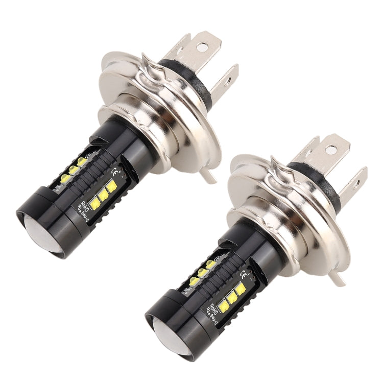 2 PCS H4 DC12V 4.3W 6000K 500LM Car Fog Lights with 12LEDs SMD-2525 - In Car by buy2fix | Online Shopping UK | buy2fix