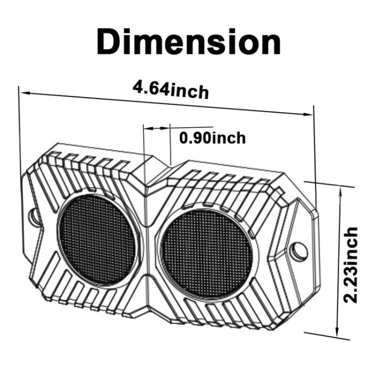 18W DC 12-24V 1.2A LED Double Row Car Bottom Light / Chassis Light / Yacht Deck Atmosphere Light (Green Light) - In Car by buy2fix | Online Shopping UK | buy2fix