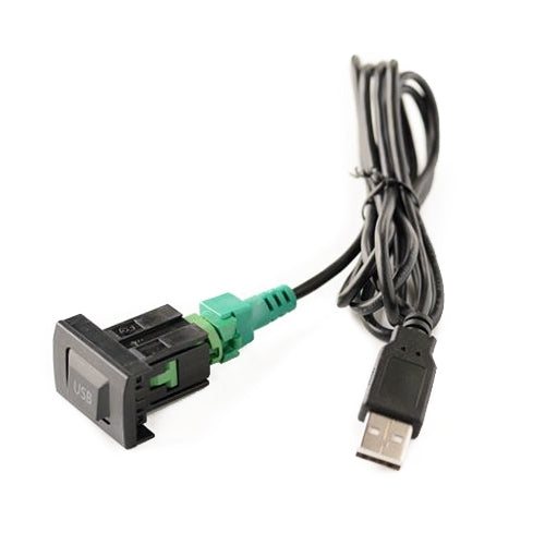 Car Center Console CD Reserved Position Modified 3.3 x 2.3cm USB Interface Conversion Cable  for Volkswagen / Audi / Skoda, Cable Length: 1m - In Car by buy2fix | Online Shopping UK | buy2fix