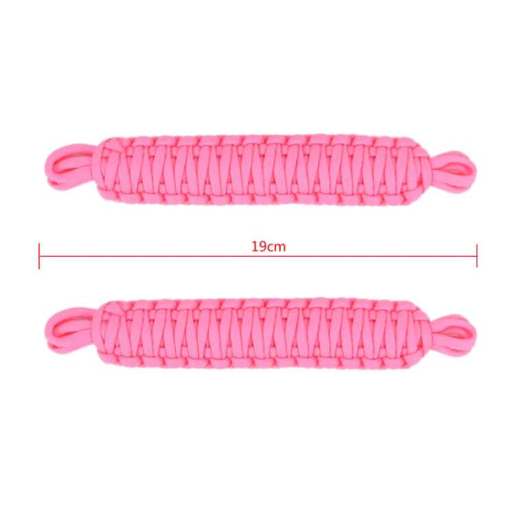 Car Door Limit Braided Rope Strap for Jeep Wrangler (Pink) - In Car by buy2fix | Online Shopping UK | buy2fix