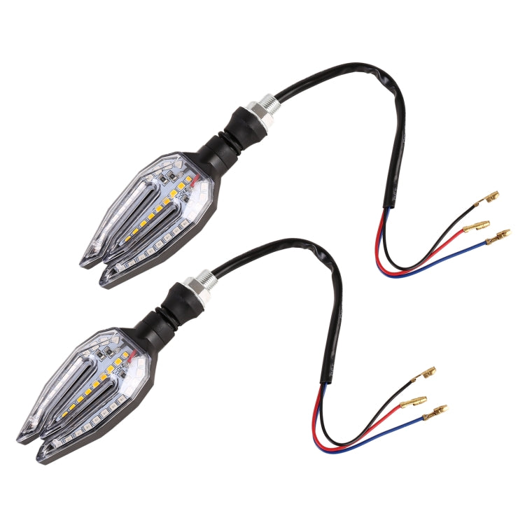 Motorcycle Turn Signal Light DC12V 1W 33LEDs SMD-3528 Lamp Beads (Red Light) - In Car by buy2fix | Online Shopping UK | buy2fix