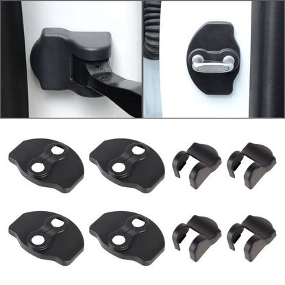 Car Door Lock Cover + Limiter Cover for Tesla Model Y - In Car by buy2fix | Online Shopping UK | buy2fix