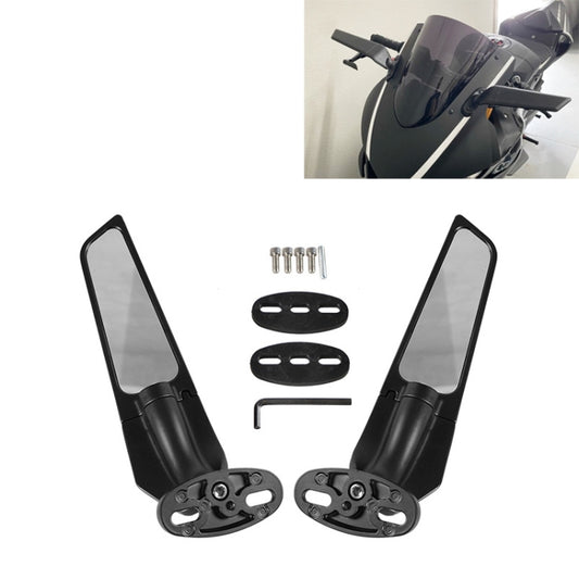 1 Pair Motorcycle Modified Wind Wing Adjustable Rotating Rearview Mirror - In Car by buy2fix | Online Shopping UK | buy2fix