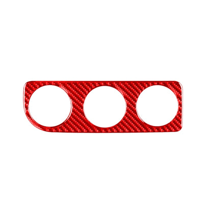 Carbon Fiber Car Air Conditioner Switch Panel B Decorative Sticker for Toyota Corolla 2014-2018,Right Drive (Red) - In Car by buy2fix | Online Shopping UK | buy2fix