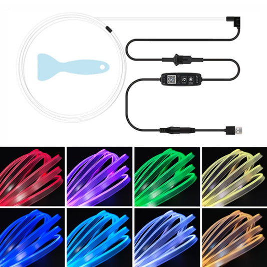 G101U 3m USB Car Colorful RGB Foot LED Atmosphere Light - In Car by buy2fix | Online Shopping UK | buy2fix