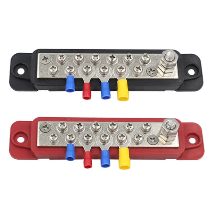 48V 180A 12 Way Power Distribution Terminal Block Battery Bus Bar Set - In Car by buy2fix | Online Shopping UK | buy2fix