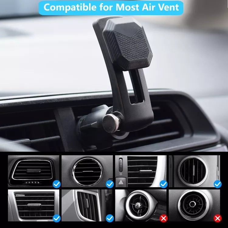 Multifunctional Car Air Conditioner Air Outlet Magnetic Phone Holder (Green) - In Car by buy2fix | Online Shopping UK | buy2fix