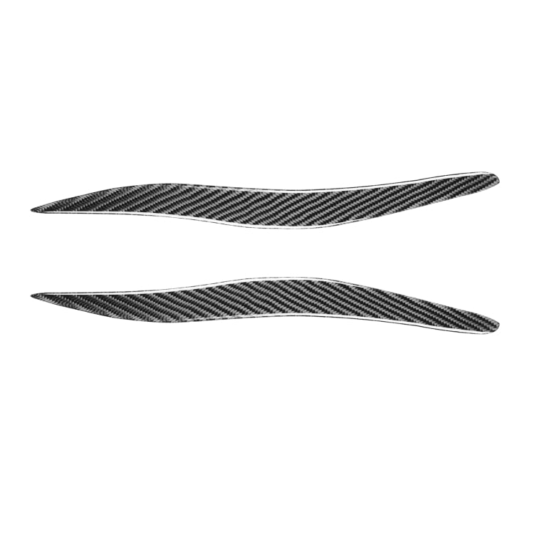 2 PCS / Set Carbon Fiber Car Lamp Eyebrow Decorative Sticker for Lexus IS250/ IS300 2006-2012, Drop Glue Version - In Car by buy2fix | Online Shopping UK | buy2fix