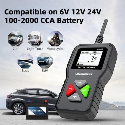 BM550 6V / 12V / 24V 3 in 1 Battery Tester Analyzer Battery Life Detector - In Car by buy2fix | Online Shopping UK | buy2fix